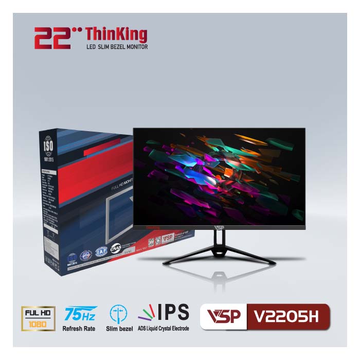 Màn hình LED monitor VSP 22inch V2205H 2