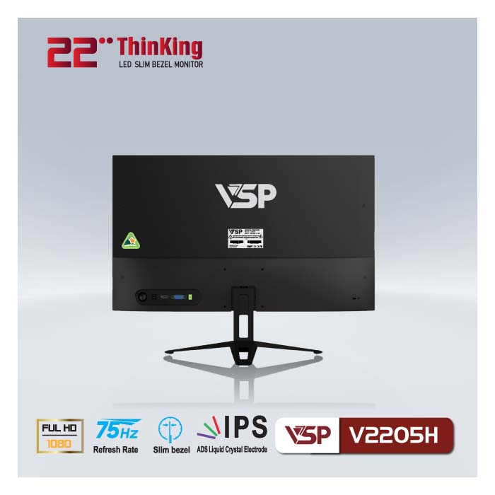 Màn hình LED monitor VSP 22inch V2205H 4