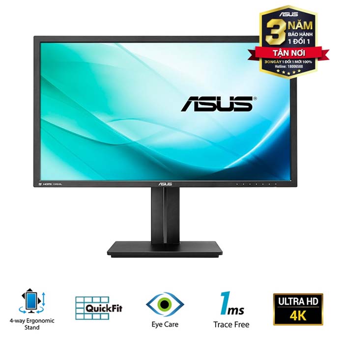 Màn hình máy tính Asus PB287Q PLS Panel 28 inch - 4K